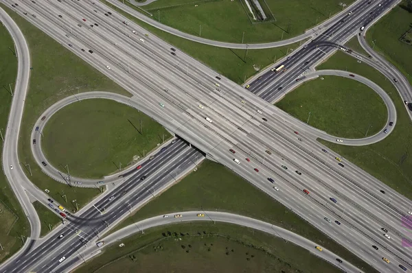 Highway 401 Interchange Toronto Ontario Kanada — Stockfoto