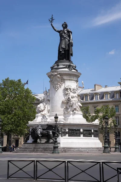 Place Republique Paris France — Stock Photo, Image
