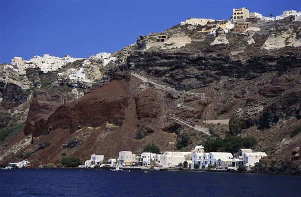 Oia Paesaggio Santorini Grecia — Foto Stock