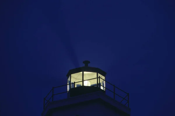 Kırlangıç Kuyruklu Deniz Feneri Büyük Manan Adası New Brunswick Kanada — Stok fotoğraf