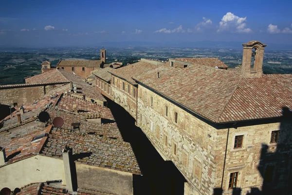 Montepulciano Stad Toscana Italien — Stockfoto