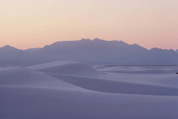 Чудовий Вигляд Білих Пісків Нью Мексико Сша — стокове фото