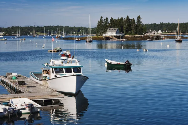Boothbay Harbor Maine Usa - Stock-foto