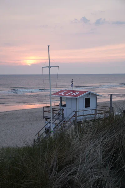 Lifeguard Station Rantum Sylt North Sea Germany — Stock Photo, Image