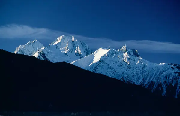 美国阿拉斯加州冰川湾Chilkat Range — 图库照片