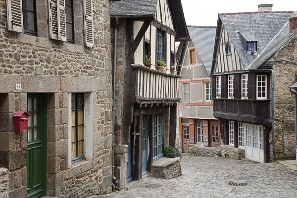 Rue Petit Fort Dinan Brittany France — Stock Photo, Image