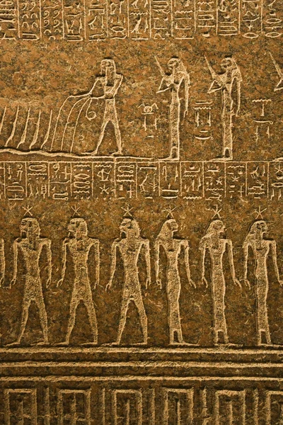 Egyptische Hieroglyphics Het Louvre Parijs Ile France Frankrijk — Stockfoto