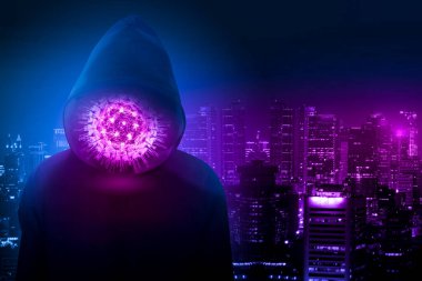 Dijital güvenlik sistemine sahip hacker