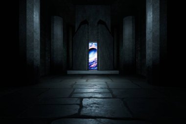 Metin için boş alanı olan soyut arkaplan