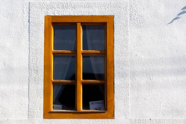 Macaristan Balatonkenese Eski Bir Köy Evinin Penceresi — Stok fotoğraf
