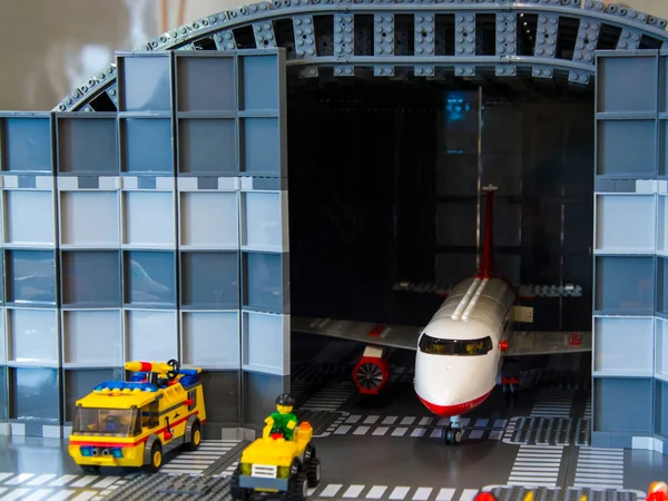 Сигед Великобритания Апреля 2023 Выставка Lego Сегеде Торговой Палате — стоковое фото