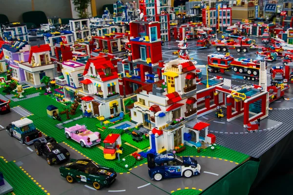 Szeged Ungern April 2023 Lego Utställning Szeged Handelskammarens Hus — Stockfoto