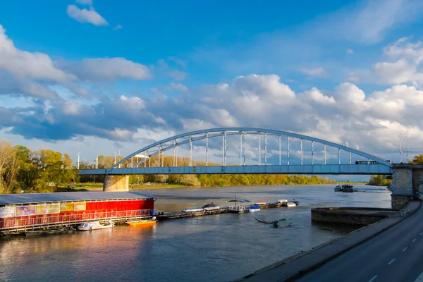 City Bridge Szeged River Tisza — Stock Photo, Image