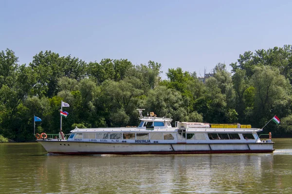 Szeged Hungary May 2023 Cruise Ship River Tisza Szeged — Stock Photo, Image