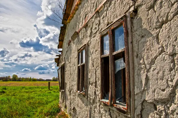 Разрушенное Старое Поместье Южной Венгрии Недалеко Морахалома — стоковое фото