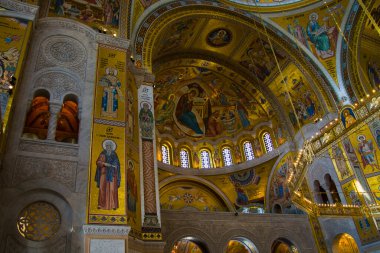 Belgrad 'daki Aziz Sava Tapınağının Tavanı