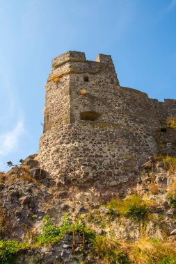 Slovakya 'daki Levice Kalesi' nin Harabeleri