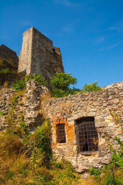 Slovakya 'daki Levice Kalesi' nin Harabeleri