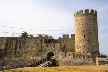Sırbistan 'daki Belgrad kalesi Kalemegdan' daki Castellan Kulesi