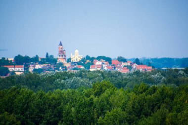 Sırbistan 'daki Belgrad kalesi Kalemegdan' dan Zemun Kulesi Gardoları