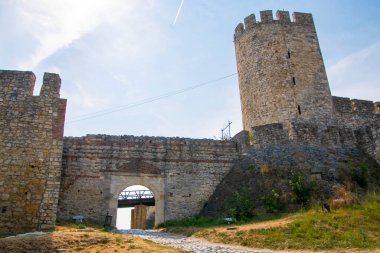 Sırbistan 'daki Belgrad kalesi Kalemegdan' daki Castellan Kulesi