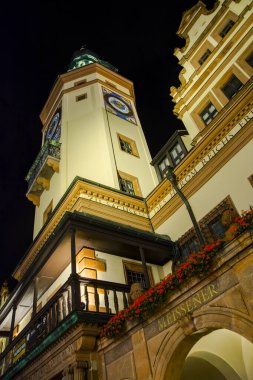 LEIPZIG, ALMANY - 09 Ekim 2024: Leipzig şehrinde Altes Rathaus