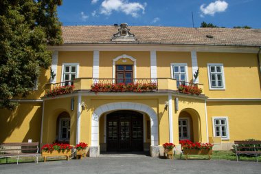 Building of the Babolna National Stud in Hungary clipart