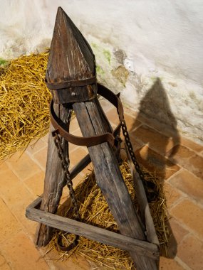 Varpalota 'nın Thury Şatosu' ndaki İşkence Müzesinde Yehuda Beşiği