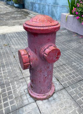 Fire Hydrant vintage style on the sidewalk