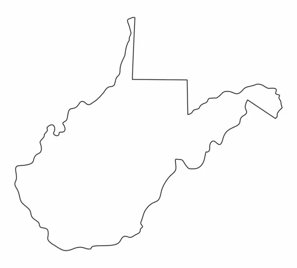 100,000 West virginia map Vector Images | Depositphotos