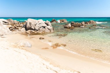 View of stunning beach of Orr, Tortol, Sardinia, Italy, Europe