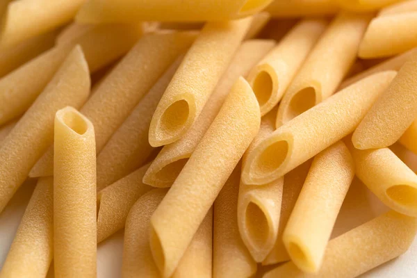 Penne Lisce Una Forma Tradicional Italiana Pasta —  Fotos de Stock