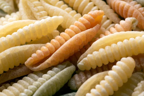 Tipikus Malloreddus Közelsége Szardíniai Tészta Hagyományos Formája Olasz Ételek — Stock Fotó