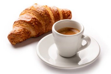 Bir fincan İtalyan espresso ve briç.
