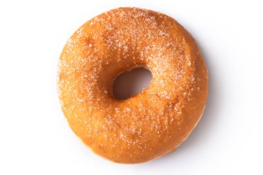 Çörek beyaz arkaplanda izole edilmiş. 