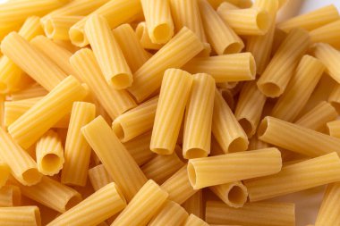 İtalyan makarna arka planı, yakın görüş