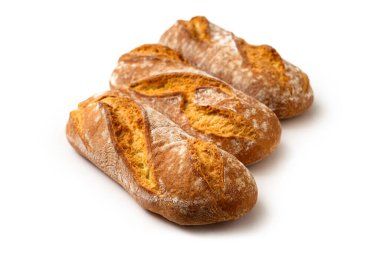 Lezzetli taze ekmek, yakından. Yiyecek. 