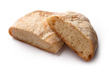 Pagnotta izole, taze, tipik İtalyan ekmeği, Avrupa gastronomisi