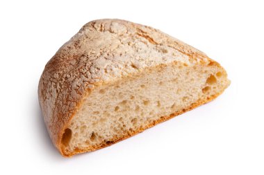 Pagnotta izole, taze, tipik İtalyan ekmeği, Avrupa gastronomisi