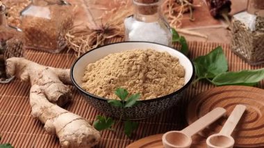 Kâsede zencefil - yakın plan