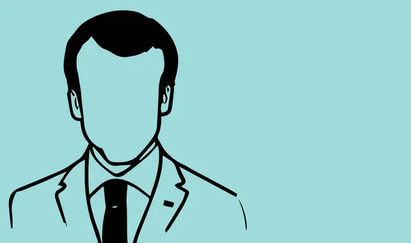 Casablanca, Fas - 9 Mart 2023: Fransa Cumhurbaşkanı Emmanuel Macron 'un siyah beyaz çizimi 