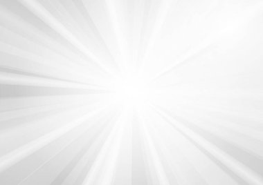 Dinamik çizgisi ve yumuşak ışığı olan soyut gri arkaplan. Vektör illüstrasyonu