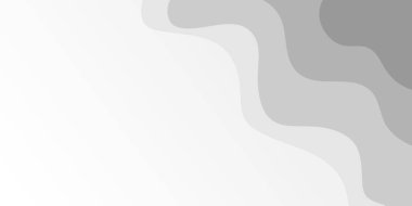 Gri çizgiler eğrisi olan soyut beyaz arkaplan, Vektör illüstrasyonu