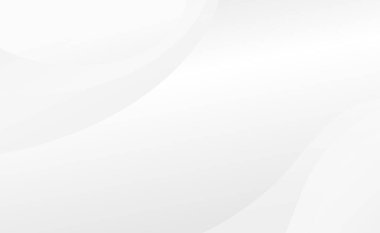 Gri dinamik eğri ve kopyalama alanı olan soyut beyaz arkaplan, Vektör illüstrasyonu