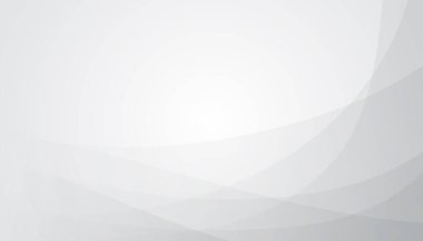 Yumuşak çizgileri ve parlak ışığı olan soyut fütüristik beyaz arkaplan. Vektör illüstrasyonu