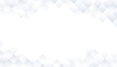 Beyaz zemin üzerinde soyut gri geometrik şekil tasarım elementleri, minimum biçim. Vektör illüstrasyonu