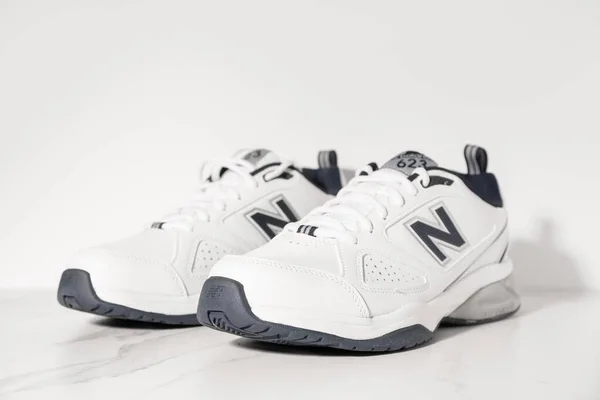 Ενδεικτικό Editorial New White New Balance 623 Sneakers Φεβρουαρίου 2023 — Φωτογραφία Αρχείου