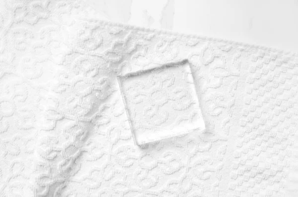 Schoonheid Cosmetica Product Presentatie Blanco Scène Gemaakt Met Glazen Sokkel — Stockfoto