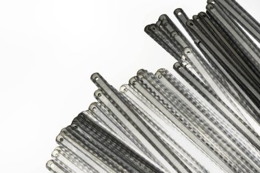 Sanayi Metal Testere Bıçakları Beyaz Arkaplanda