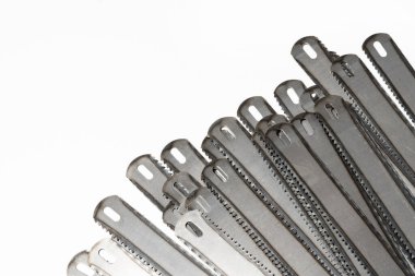 Endüstriyel Metal Testere Bıçakları Beyaz Arkaplanda